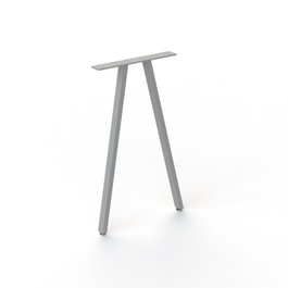 HERRAJES ALK Pata metálica Anek gris 418x720 mm