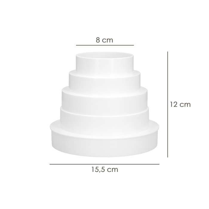 WOLFPACK LINEA PROFESIONAL Conector Reductor Ventilación 80-150mm