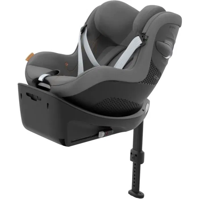 Cybex Sirona G Gold - Siège auto pivotant 360° i-Size (3 mois-4 ans, 61-105 cm, max 20 kg), Lava Grey