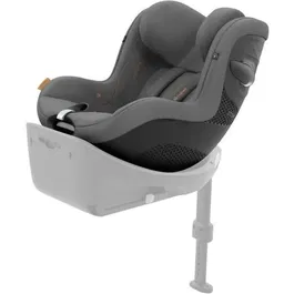 Cybex Sirona G Gold - Siège auto pivotant 360° i-Size (3 mois-4 ans, 61-105 cm, max 20 kg), Lava Grey