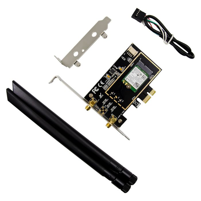MicroConnect Intel 7260AC - Carte Wi-Fi et Bluetooth 4.0 Dual Band 802.11a/b/g/n/ac pour PC Windows