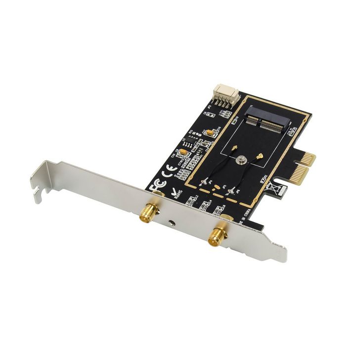 MicroConnect Intel 7260AC - Carte Wi-Fi et Bluetooth 4.0 Dual Band 802.11a/b/g/n/ac pour PC Windows