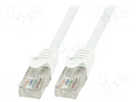 LOGILINK Cordon de raccordement Cat 6 U/UTP RJ45 1,5 m