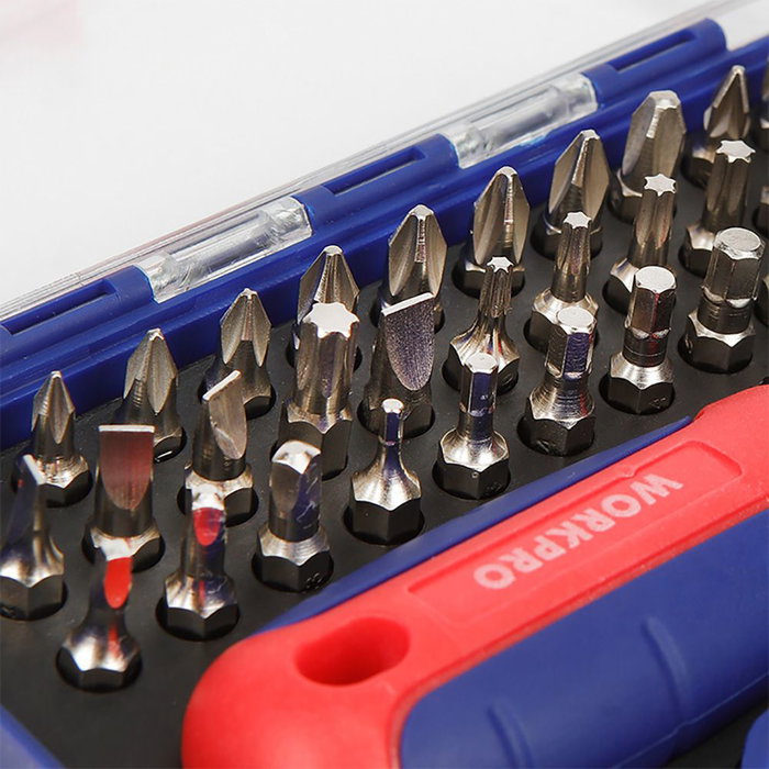 Jeu de tournevis Workpro 38 Pièces