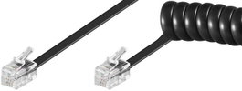 MicroConnect Câble RJ10-RJ10, 2m, M/M, Noir