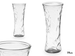 GIFTDECOR Vase en verre classique petit transparent