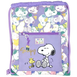 CYP BRANDS Sac à Dos Snoopy 44 cm - Mochila Saco Polyvalente avec Poche Frontale à Fermeture Éclair, Renforcé aux Coins, Idéal pour Voyages, École, Sport