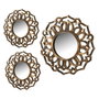 BigBuy Home Miroir mural Doré 65 x 3,5 x 53 cm (3 Unités)