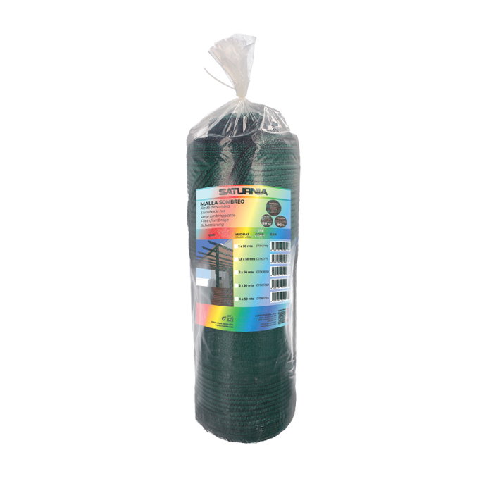 SATURNIA Filet d'ombrage vert clair, Rouleau de 50 m x 1,0 m