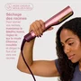 Shark SilkiPro HT401EUPK Lisseur et sèche-cheveux 2 en 1 Rose 1000W
