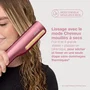Shark SilkiPro HT401EUPK Lisseur et sèche-cheveux 2 en 1 Rose 1000W