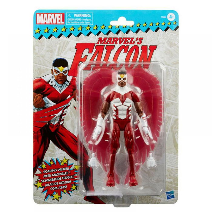 Hasbro Figurine Marvel Legends Falcon 15 cm PVC - Collection Comics, 2 paires de mains optionnelles