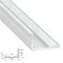 Profilé Aluminium Type E 2,02 m - Anodisé Plata
