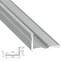 Profilé Aluminium Type E 2,02 m - Anodisé Plata