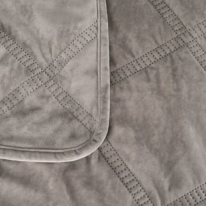 Couvre-lit Gris 180 x 1 x 260 cm