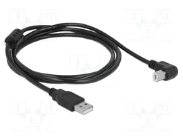 DELOCK Câble USB 2.0 A vers B 90° haut/bas 1,5m
