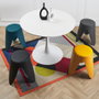 Home Deco Factory Tabouret Eve Jaune Moutarde