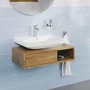 GROHE DICE - Mitigeur de lavabo Chrome, taille M, cartouche CH3, levier clic-clac, technologie SilkMove, débit 5 l/min