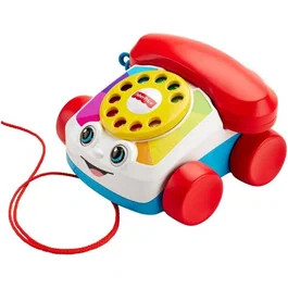 Fisher-Price FGW66 Le Téléphone Animé - Jouet d'éveil interactif pour bébé à partir de 12 mois (rouge et bleu)