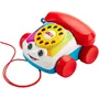 Fisher-Price FGW66 Le Téléphone Animé - Jouet d'éveil interactif pour bébé à partir de 12 mois (rouge et bleu)