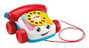Fisher-Price - Jouet à tirer Téléphone avec Visage Amusant - Jouet d'éveil pour bébé de 18 mois et plus