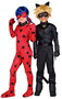 My Other Me Déguisement Ladybug avec Combinaison, Gants, Protège-Bottes, Masque, Perruque, Yo-Yo et Boucles d'Oreilles - Taille 9-11 Ans