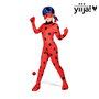My Other Me Déguisement Ladybug avec Combinaison, Gants, Protège-Bottes, Masque, Perruque, Yo-Yo et Boucles d'Oreilles - Taille 9-11 Ans