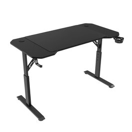 Mars Gaming MGDERGO120 Bureau Gaming Ergo 120x60 cm, Ajustable 3 Hauteurs, XXL Tapis, Gestion Câbles