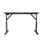 Mars Gaming MGDERGO120 Bureau Gaming Ergo 120x60 cm, Ajustable 3 Hauteurs, XXL Tapis, Gestion Câbles