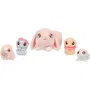 Little Live Pets Set de jeu Mama Surprise Mini Lapins avec Bébés et Accessoires Personnalisables - Jouet interactif