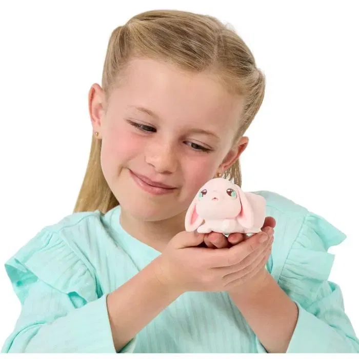 Little Live Pets Set de jeu Mama Surprise Mini Lapins avec Bébés et Accessoires Personnalisables - Jouet interactif