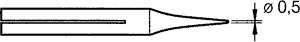 JBC TOOLS Pointe conique de 0,5mm