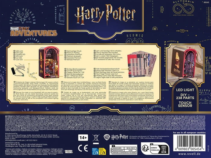 Revell Book Nook Harry Potter Poudlard Express - Kit de construction DIY avec LED