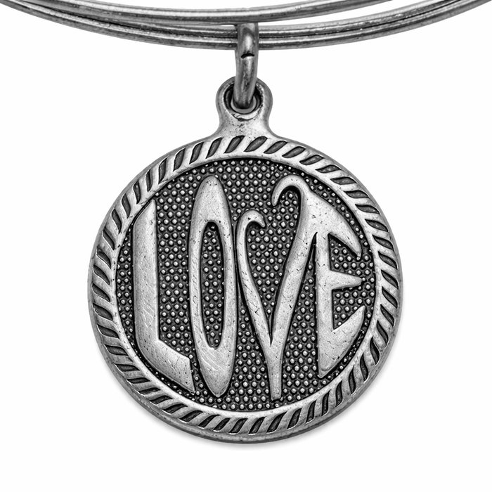 Alex And Ani Bracelet LOVE II Gris