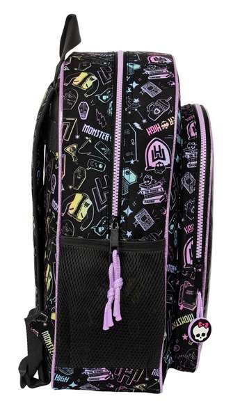 Safta Mochila Junior Adapt.Carro Monster High, Sac à dos trolley pour enfants, 32 x 38 x 12 cm Safta Mochila Junior Adapt.Carro Monster High, Sac à dos trolley pour enfants, 32 x 38 x 12 cm