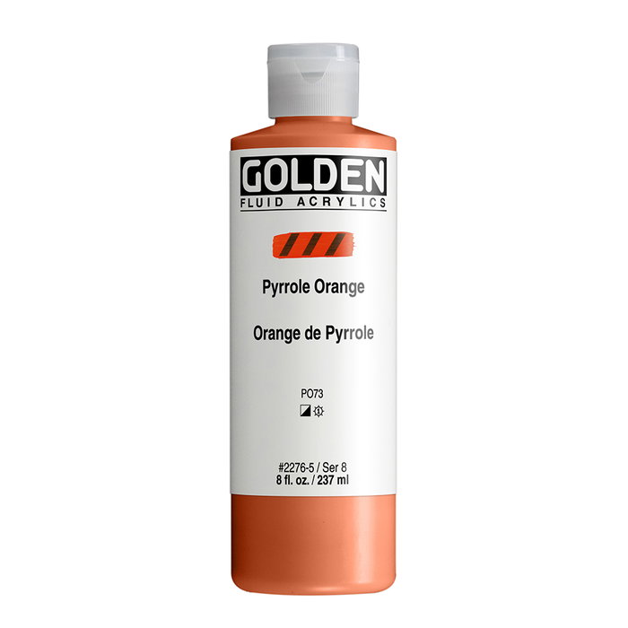 Golden Couleur Acrylique Fluide Naranja Pirrol 237 ml Golden Couleur Acrylique Fluide Naranja Pirrol 237 ml