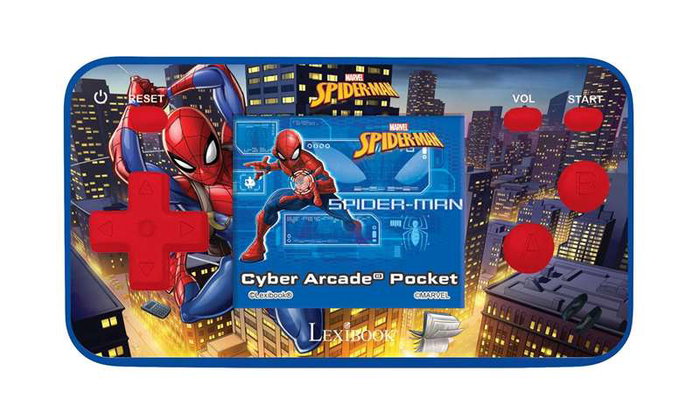 Lexibook Compact Cyber Arcade SpiderMan - Console portable Bleu avec écran 2,5'' et 150 jeux Lexibook Compact Cyber Arcade SpiderMan - Console portable Bleu avec écran 2,5'' et 150 jeux