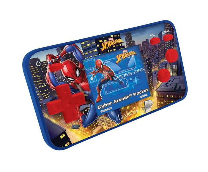 Lexibook Compact Cyber Arcade SpiderMan - Console portable Bleu avec écran 2,5'' et 150 jeux Lexibook Compact Cyber Arcade SpiderMan - Console portable Bleu avec écran 2,5'' et 150 jeux