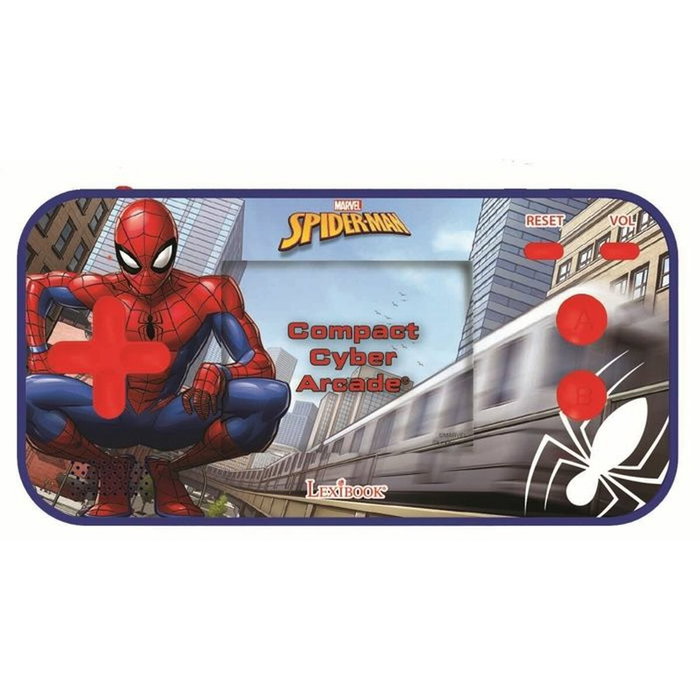 Lexibook Compact Cyber Arcade SpiderMan - Console portable Bleu avec écran 2,5'' et 150 jeux Lexibook Compact Cyber Arcade SpiderMan - Console portable Bleu avec écran 2,5'' et 150 jeux