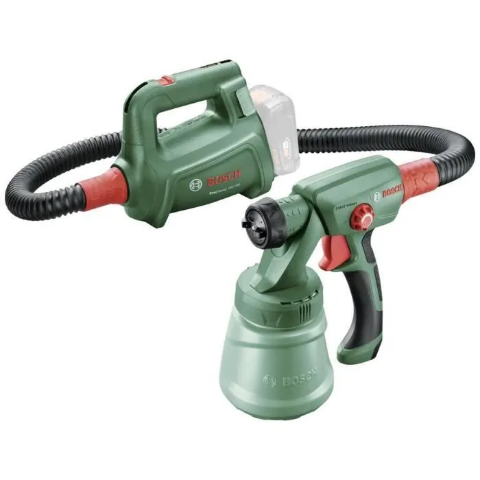 Bosch Pistolet à Peinture Sans Fil EasySpray 18V-100, 0.8L, Batterie 18V, pour Bois et Métal