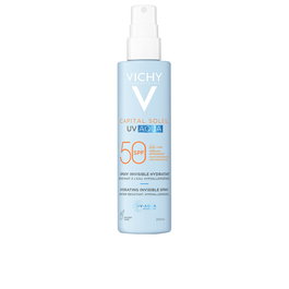 Vichy Capital Soleil SPF 50 UV Aqua Spray Invisible Corps et Visage 200 ml - Haute Protection Hydratante Résistante à l'Eau