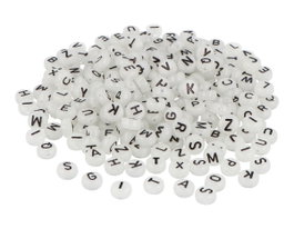 Innspiro Perles Alphabet Phosphorescentes 1200pcs 7mm Pot de plastique