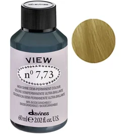 Davines View Coloration cheveux demi-permanente 7.73, 60 ml