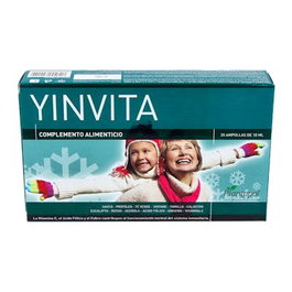 PLANTAPOL YINVITA Ginseng, Shiitake et Eleutéro 20 Ampoules
