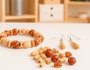 Innspiro Assortiment de 800 perles en bois naturel et décorées
