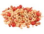 Innspiro Assortiment de 800 perles en bois naturel et décorées