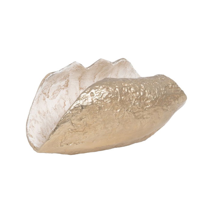 Centre de Table Blanc Champagne Aluminium 39 x 15 x 16,5 cm