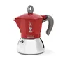 Bialetti Cafetière italienne Moka Express Induction 2 tasses 100 ml Rouge - Pour plaque induction