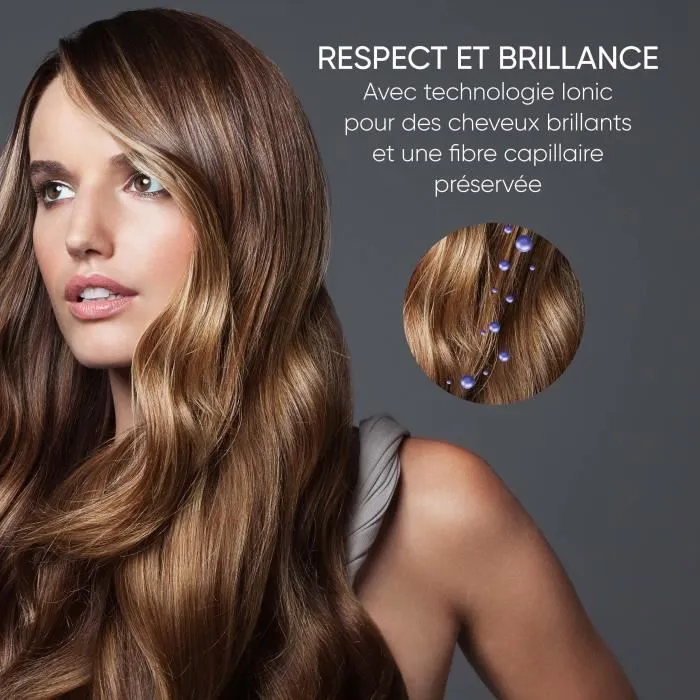 Severin HT 0169 Sèche-cheveux Professionnel S-Style Speed Pro - 2000 W - Technologie Ionique et Moteur BLDC - Avec Accessoires Magnétiques (Concentrateur & Diffuseur) - Gris et Noir