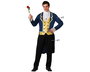 Déguisement Prince Homme Adulte, Costume de Caractère de Conte de Fées Bleu, Taille XS-S, Polyester